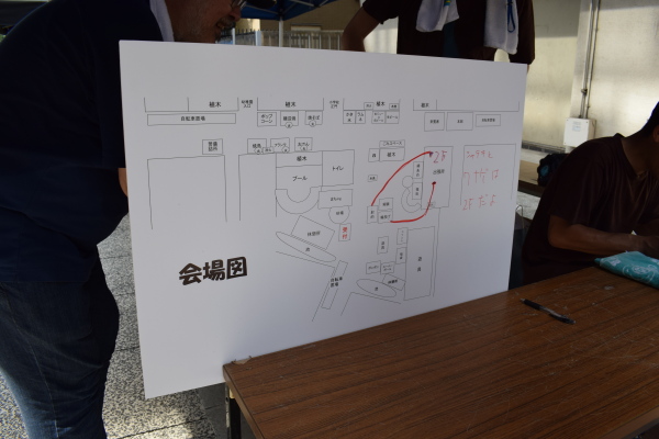 射的と輪投げは出張所に移動