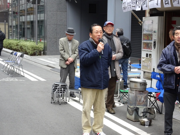 司町一丁目町会　坂井会長開会のご挨拶