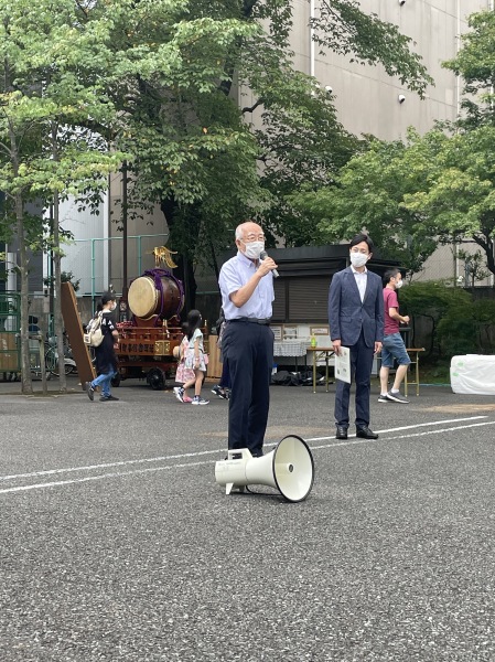 大井町会長による開会のご挨拶