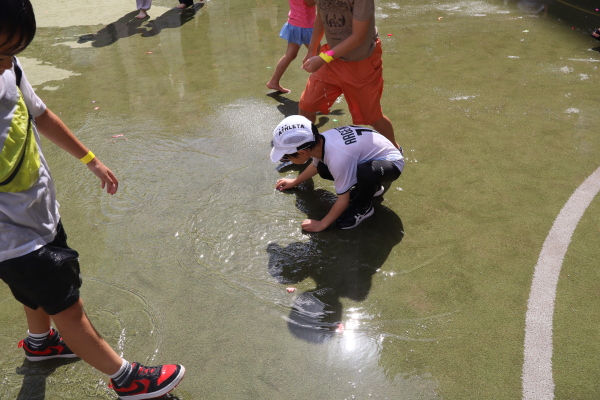 終了後は、ゴミ拾い