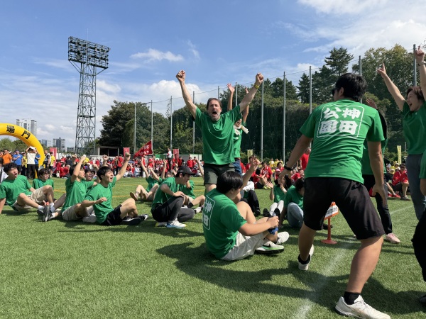 ゴールの歓声！！