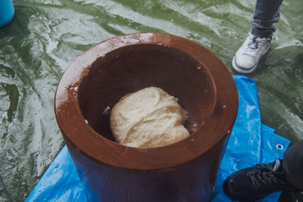 つきたてのお餅