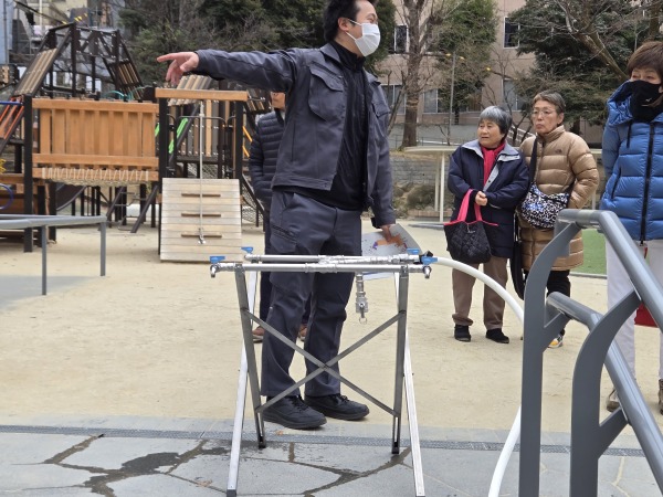 飲料水の給水場所は錦華公園